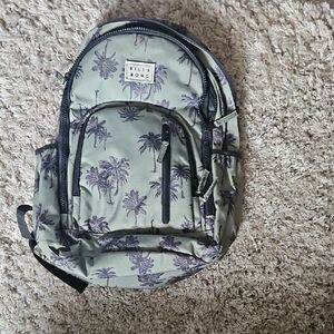 Billabong Tropical Palm Backpack - Green and Purple